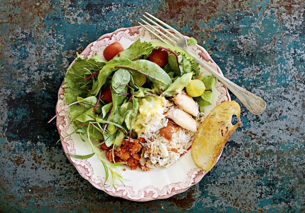 Krabbesalat med majones Krabbesalat med majones